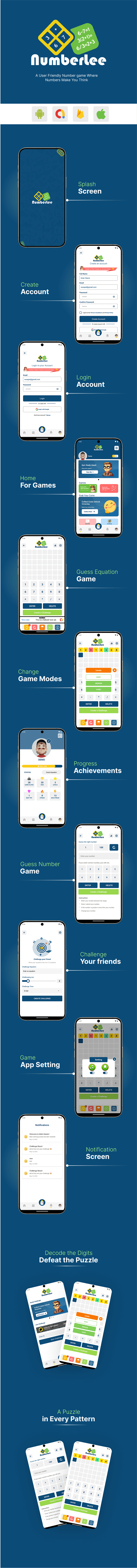 Numberlee complete application overview
